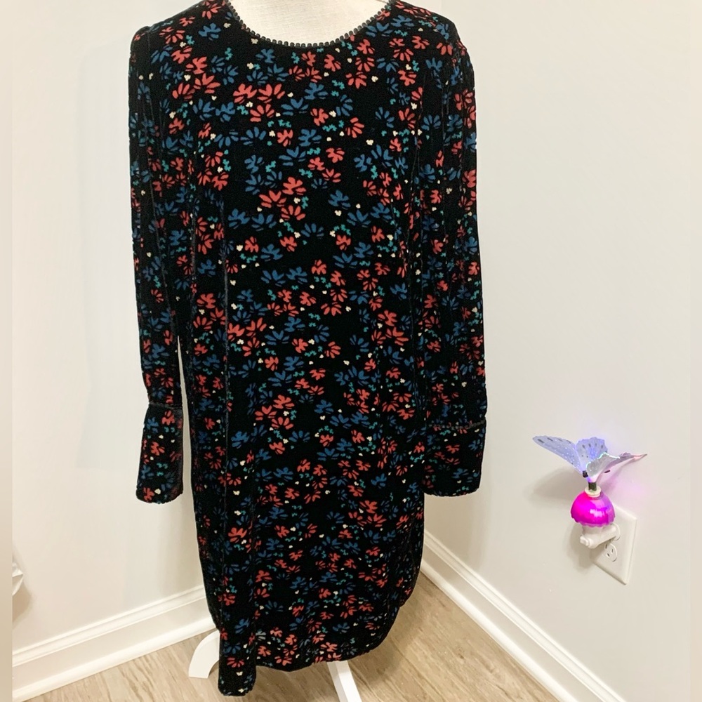 Draper James Velvet Shift Dress - Holly - M - NWOT